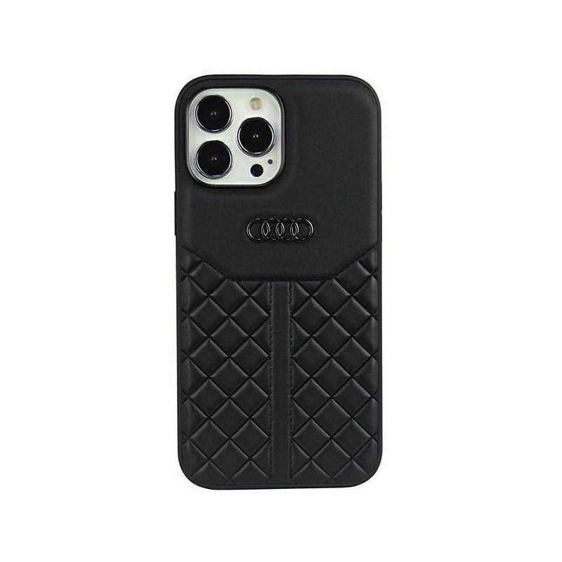 Audi Genuine Leather Case for iPhone 13 Pro Max black