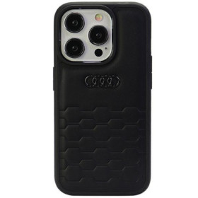 Audi GT Synthetic Leather Case for iPhone 15 Pro black