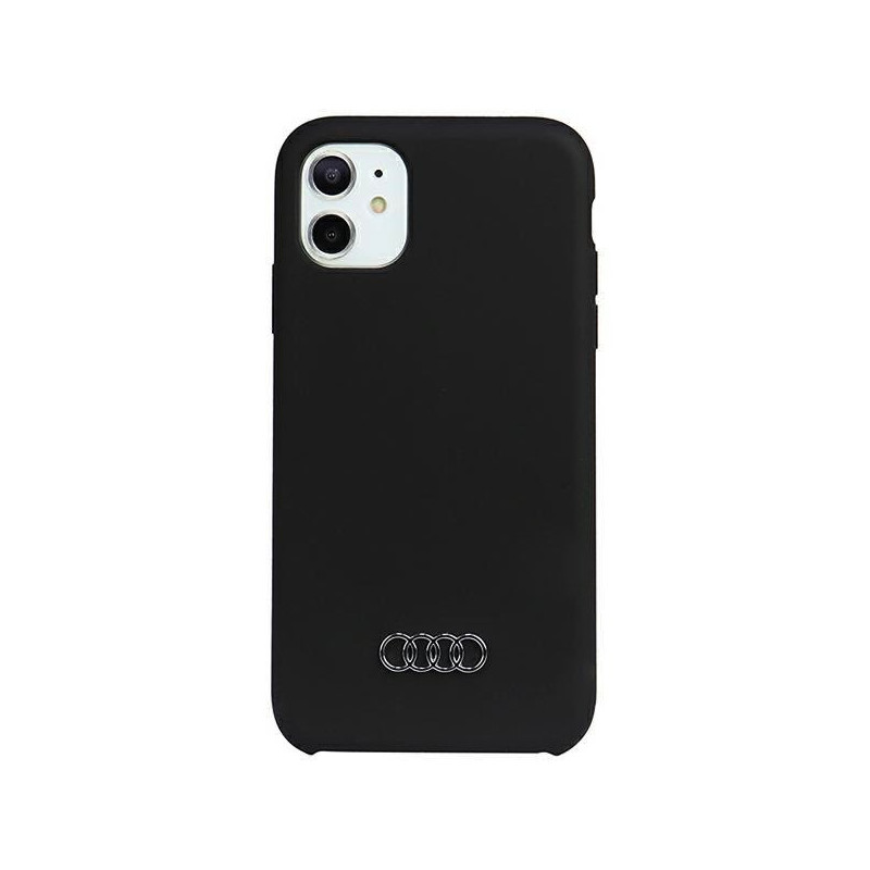 Audi Silicone pouzdro pro iPhone 11/XR černá