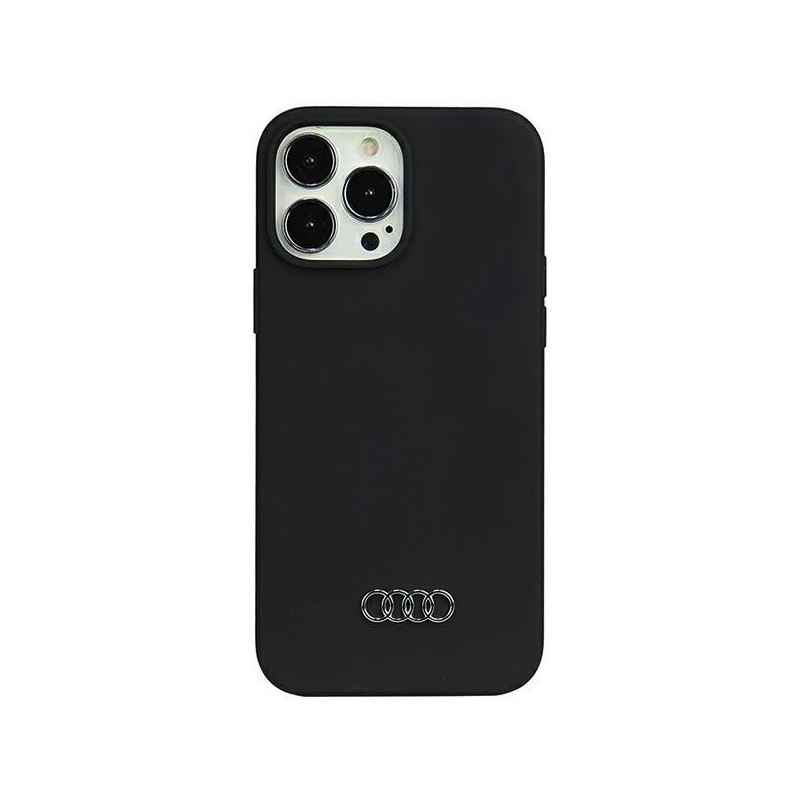 Audi Silicone pouzdro pro iPhone 13 Pro Max černá