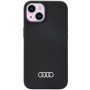 Audi Silicone pouzdro pro iPhone 14 černá