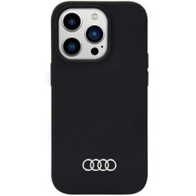 Audi Silicone Case for iPhone 14 Pro Max schwarz