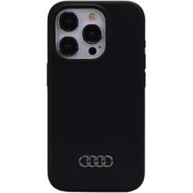 Audi Silicone Case for iPhone 15 Pro schwarz
