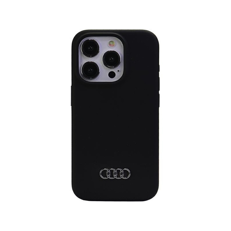 Audi Silicone pouzdro pro iPhone 15 Pro Max černá