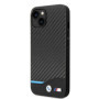 BMW M PU Carbon Line Case for iPhone 14 schwarz