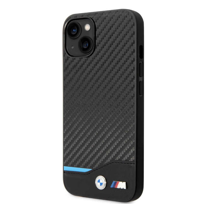 BMW M PU Carbon Line Case for iPhone 14 Plus black