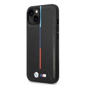 BMW M Tricolor Stripe Case for iPhone 14 Plus schwarz
