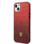 Ferrari Gradient Allover pouzdro pro iPhone 14 Plus červená
