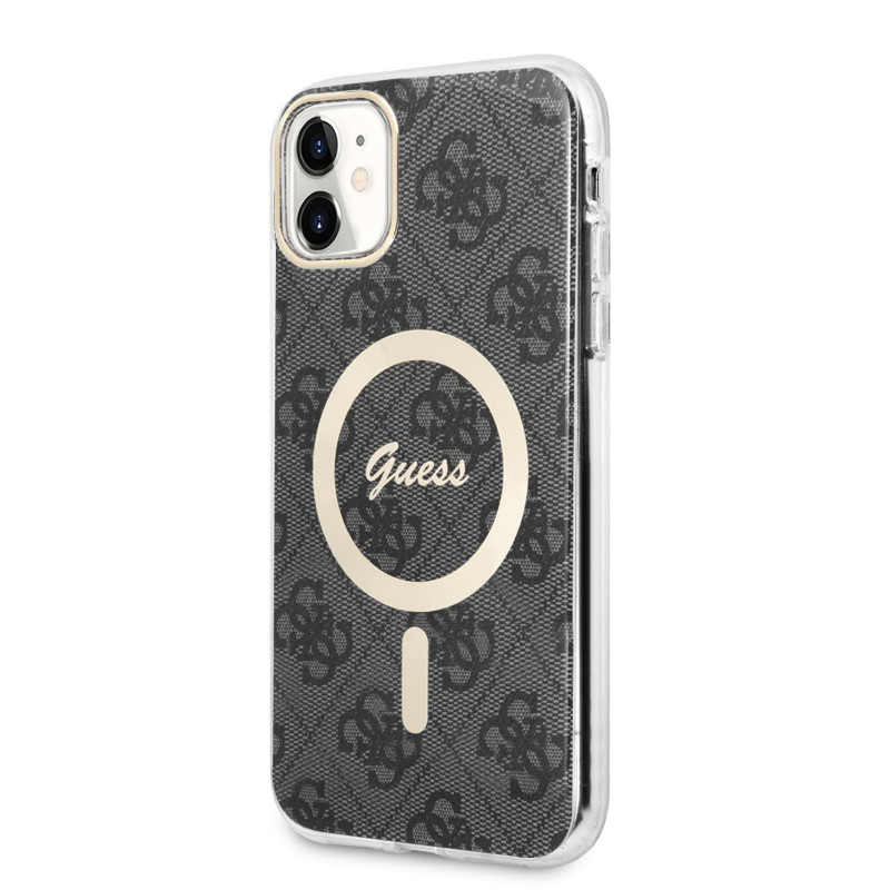Guess IML 4G MagSafe Case for iPhone 11 black