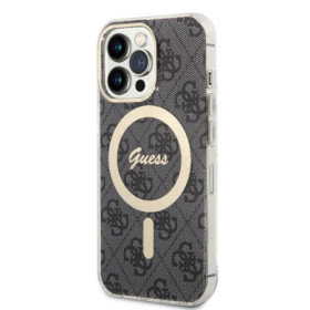 Guess IML 4G MagSafe pouzdro pro iPhone 13 Pro černá