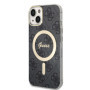 Guess IML 4G MagSafe Case for iPhone 15 schwarz