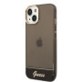 Guess PC/TPU Camera Outline Translucent Case for iPhone 14 Plus schwarz