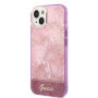 Guess PC/TPU Jungle Case for iPhone 14 Plus pink