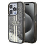 Guess PC/TPU Liquid Glitter Stripe Case for iPhone 15 Pro schwarz