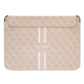 Guess PU 4G Printed Stripes Computer Sleeve 13/14" pink