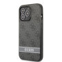 Guess PU 4G Stripe Case for iPhone 13 Pro gray