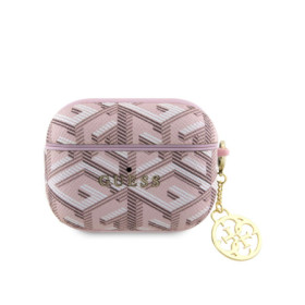 Guess PU G Cube Charm Pouzdro pro AirPods Pro růžová
