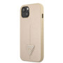 Guess PU Saffiano Triangle Case for iPhone 13 mini beige