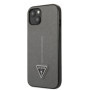 Guess PU Saffiano Triangle Case for iPhone 13 mini silber