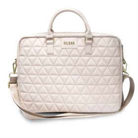 Guess Quilted Bag for Notebook 15" pink