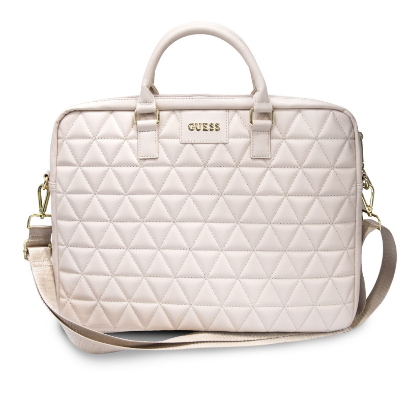 Guess Quilted Obal pro Notebook 15" růžová
