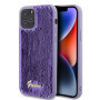 Guess Sequin Script Logo Case for iPhone 12/12 Pro violett