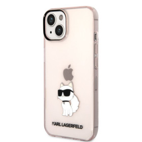 Karl Lagerfeld IML Choupette NFT pouzdro pro iPhone 14 Plus růžová