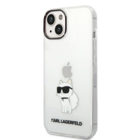 Karl Lagerfeld IML Choupette NFT Case for iPhone 14 transparent