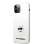 Karl Lagerfeld Liquid Silicone Choupette NFT Case for iPhone 12/12 Pro weiss