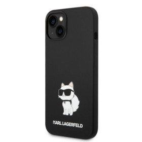 Karl Lagerfeld Liquid Silicone Choupette NFT Case for iPhone 14 Plus schwarz