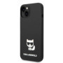 Karl Lagerfeld Liquid Silicone Choupette Case for iPhone 14 Plus black