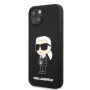 Karl Lagerfeld Liquid Silicone Ikonik NFT Case for iPhone 13 schwarz