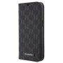 Karl Lagerfeld PU Saffiano Monogram Book Case for iPhone 13 Pro schwarz