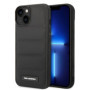 Karl Lagerfeld Quilted Puffy Metal Logo Case for iPhone 15 schwarz