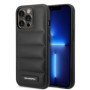 Karl Lagerfeld Quilted Puffy Metal Logo pouzdro pro iPhone 15 Pro černá