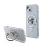 Karl Lagerfeld Ringstand Karl and Choupette MagSafe Case for iPhone 15 white