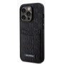 Karl Lagerfeld Saffiano Monogram Card Slot Case for iPhone 13 Pro Max schwarz