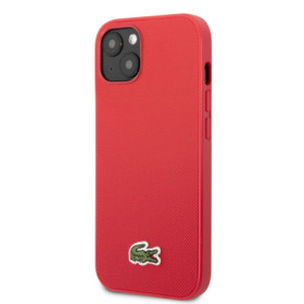 Lacoste Iconic Petit Pique Logo Case for iPhone 14 Plus red