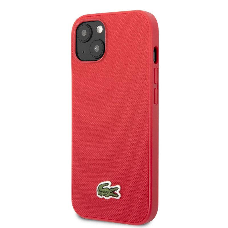 Lacoste Iconic Petit Pique Logo puzdro pre iPhone 14 Plus červená
