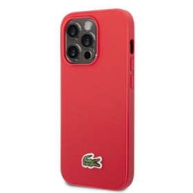 Lacoste Iconic Petit Pique Logo Case for iPhone 14 Pro Max rot