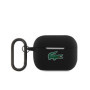 Lacoste Liquid Silicone Croc Logo Case for AirPods Pro black