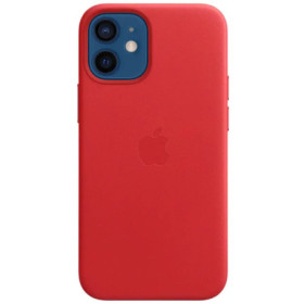 Apple Leather case incl. MagSafe for iPhone 12 mini red