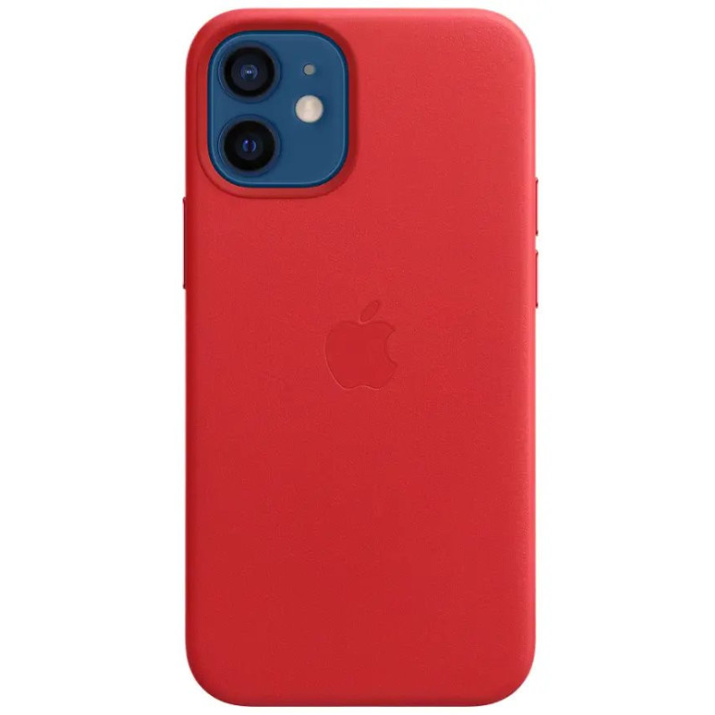 Apple Leather case incl. MagSafe for iPhone 12 mini red