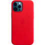 Apple Leather case incl. Magsafe for iPhone 12 Pro Max Max Scarlet