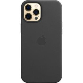 Apple Ledertasche inkl. Magsafe für iPhone 12 Pro Max schwarz