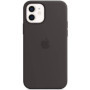 Apple Silicone case incl. Magsafe for iPhone 12 mini black