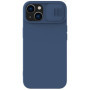 Nillkin CamShield Silky Magnetic Silicone Case for Apple iPhone 14 Plus blue