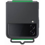 EF-GF721TBE Samsung Silicone Cover with Strap for Galaxy Z Flip 4 schwarz