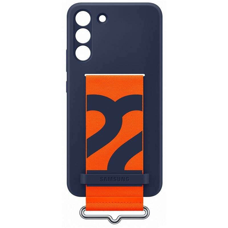EF-GS906TNE Samsung Silicone Cover with Strap for Galaxy S22+ Navy