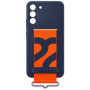 EF-GS906TNE Samsung Silicone Cover with Strap for Galaxy S22+ Navy
